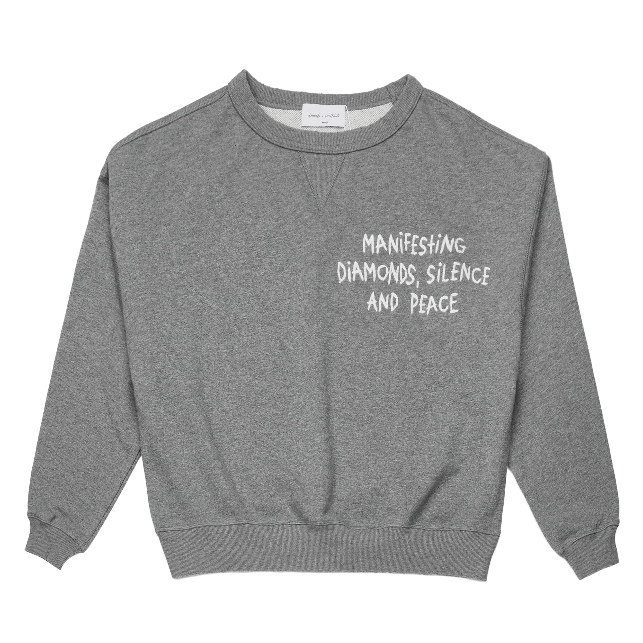 Manifesting Diamonds, Silence and Peace Sweatshirt