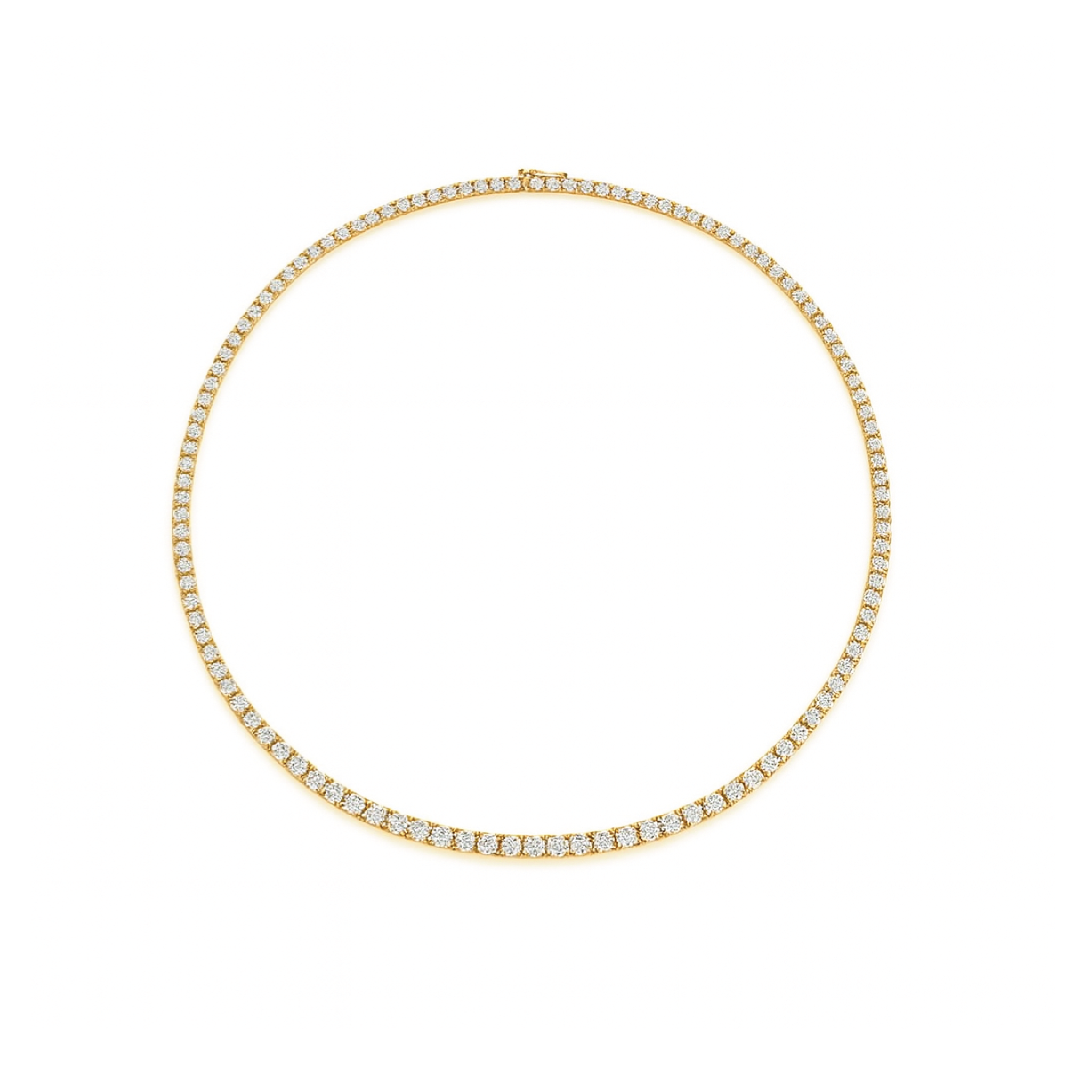 4.4ct Diamond Tennis Necklace