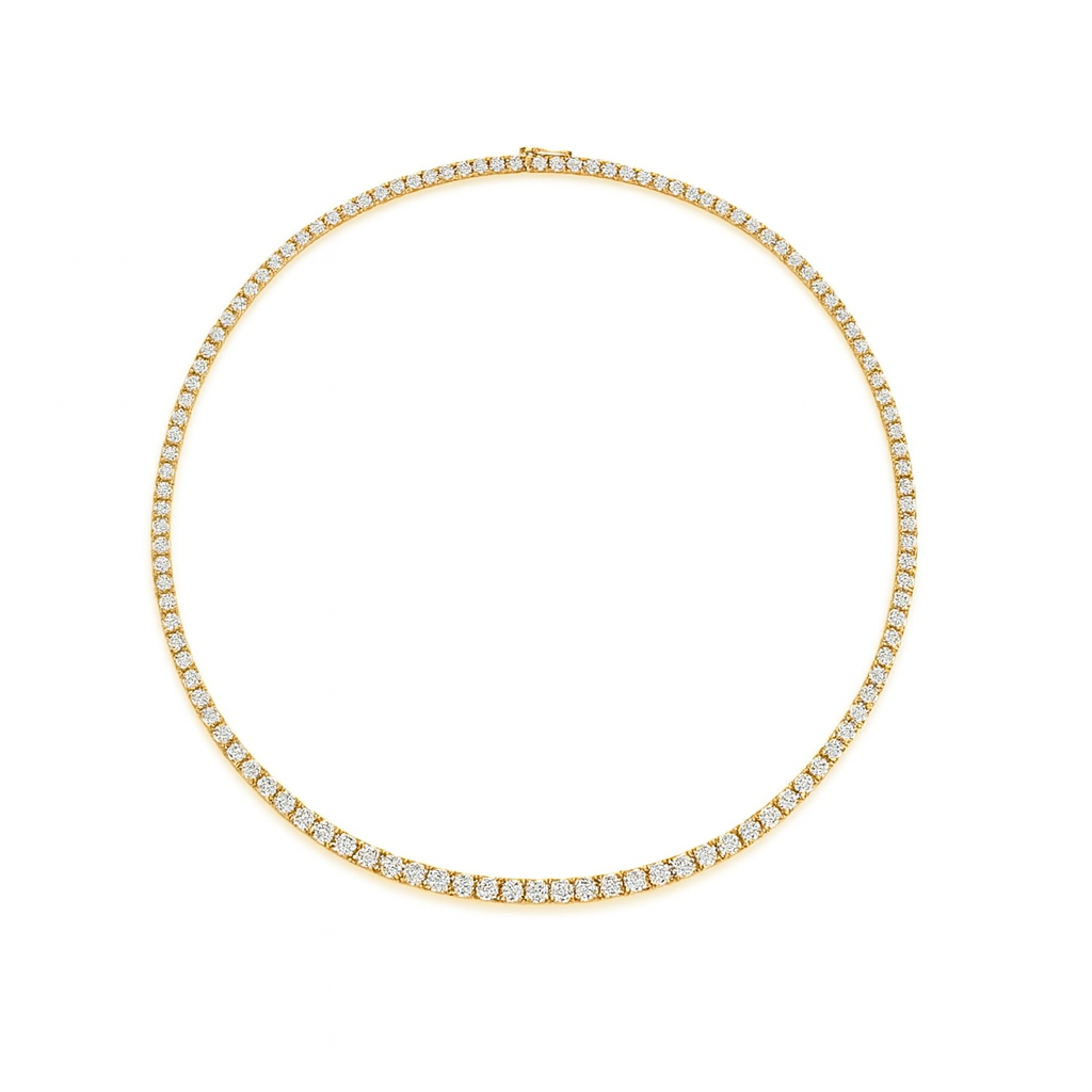 6.5ct Diamond Tennis Necklace