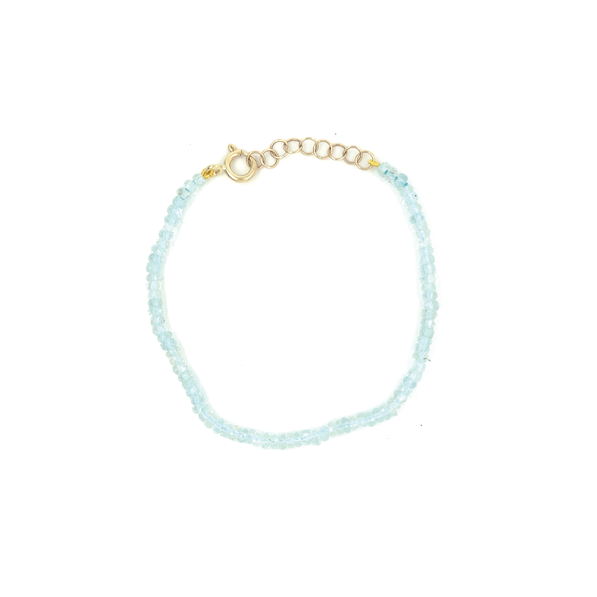 Aquamarine Strand Bracelet