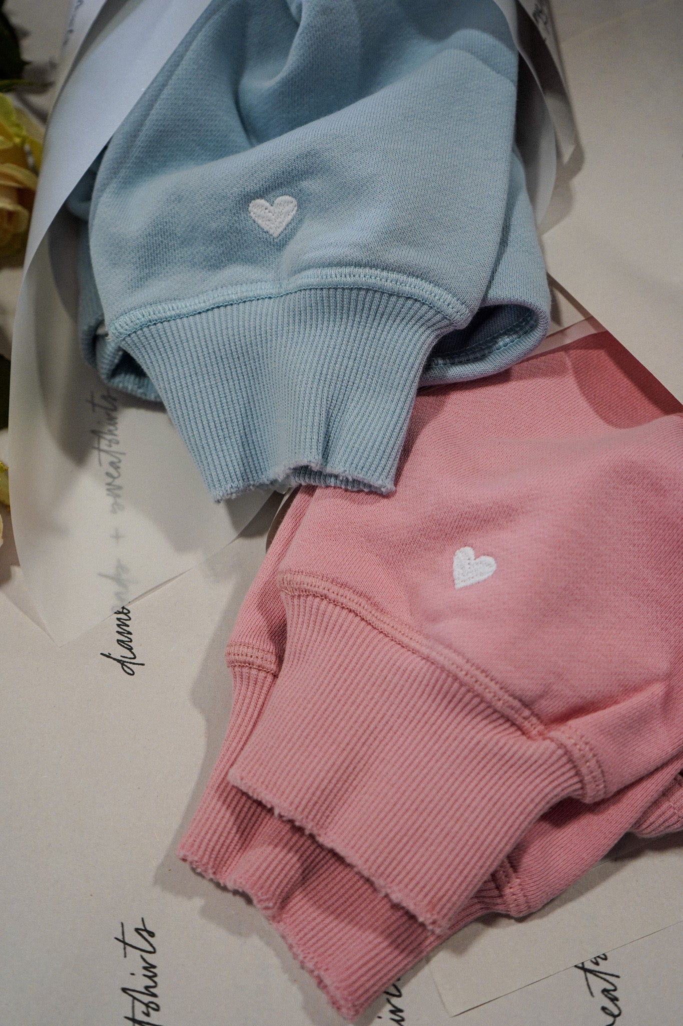 DS x Michele Blue Heart Sweatshirt