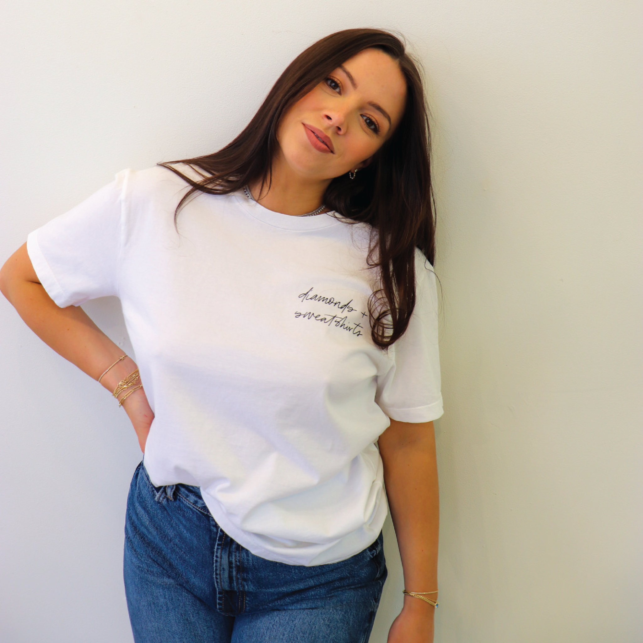 DIAMONDS + SWEATSHIRTS t-shirt