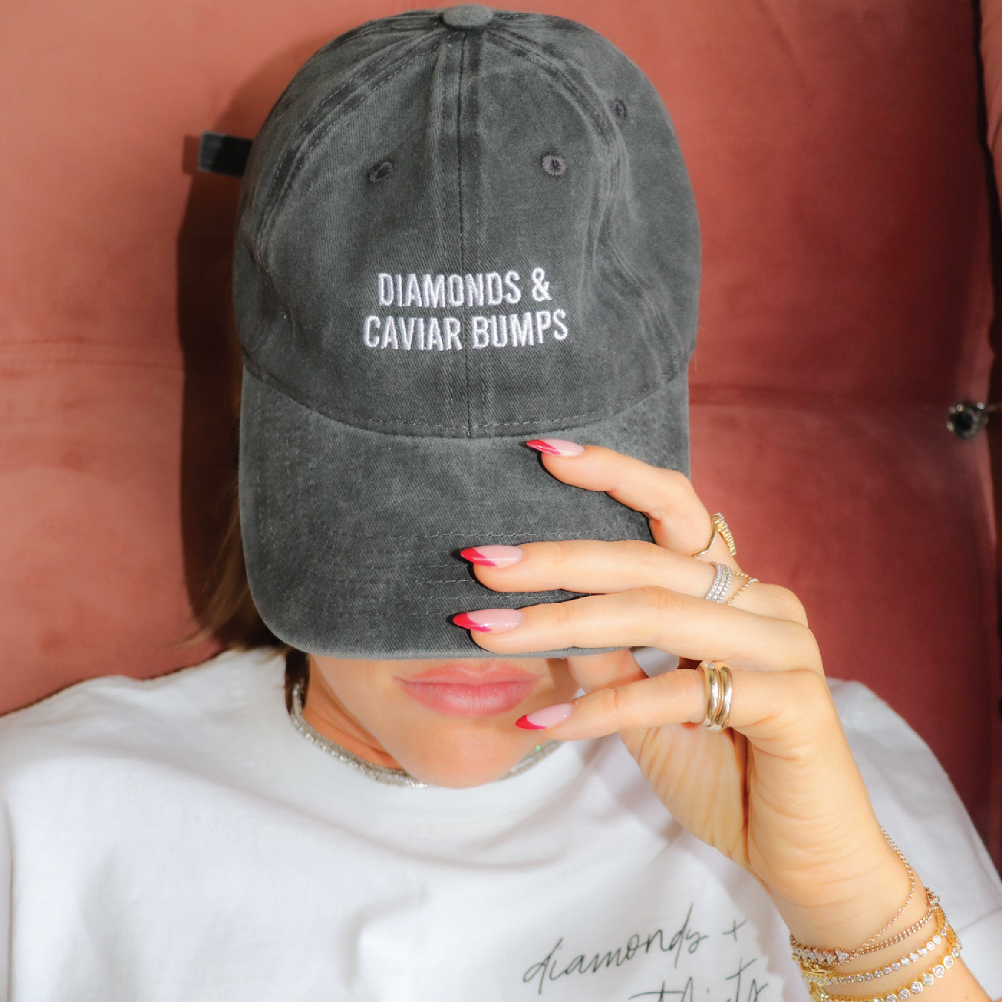 Diamonds & Caviar Bumps Hat