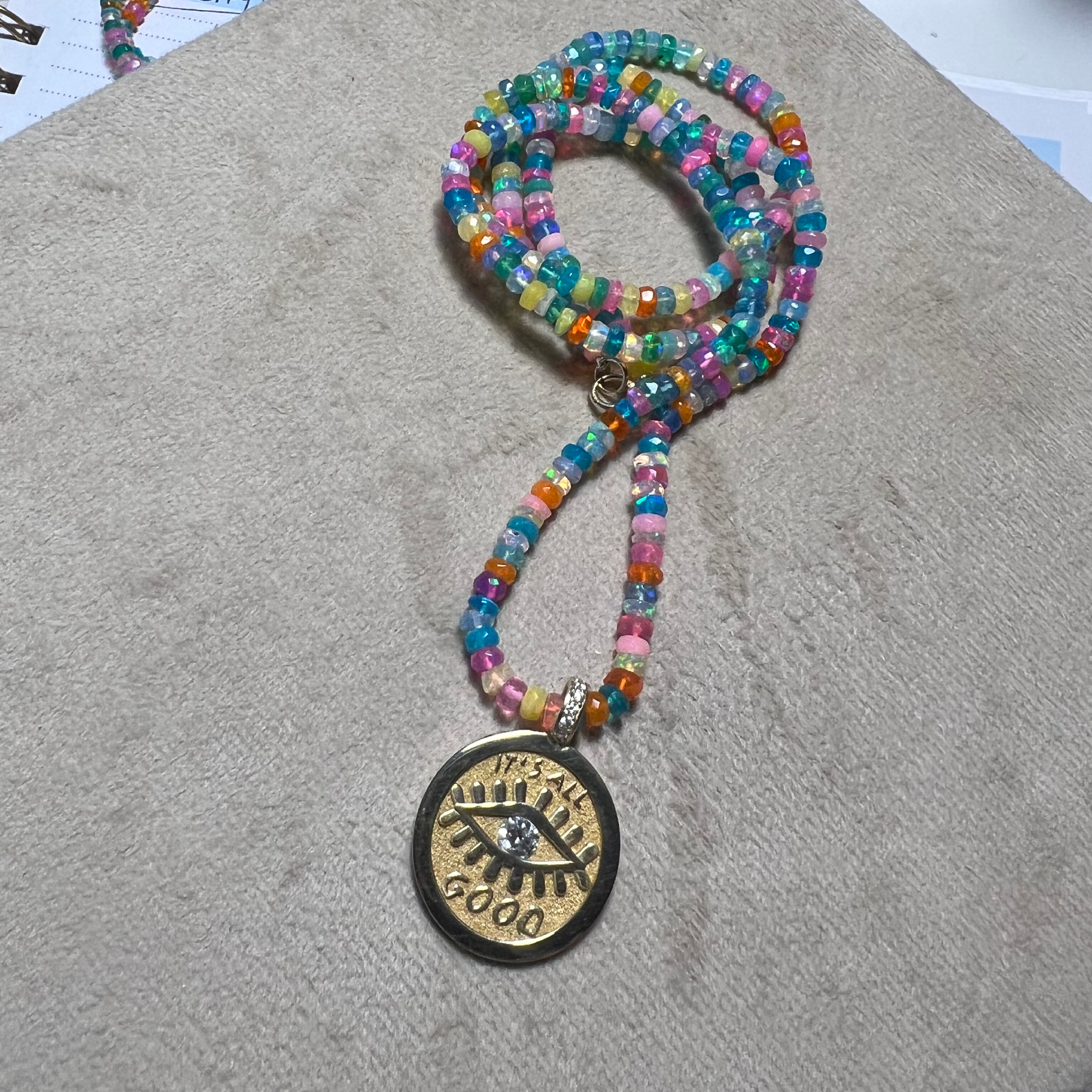 Ethiopian Opal Strand Necklace