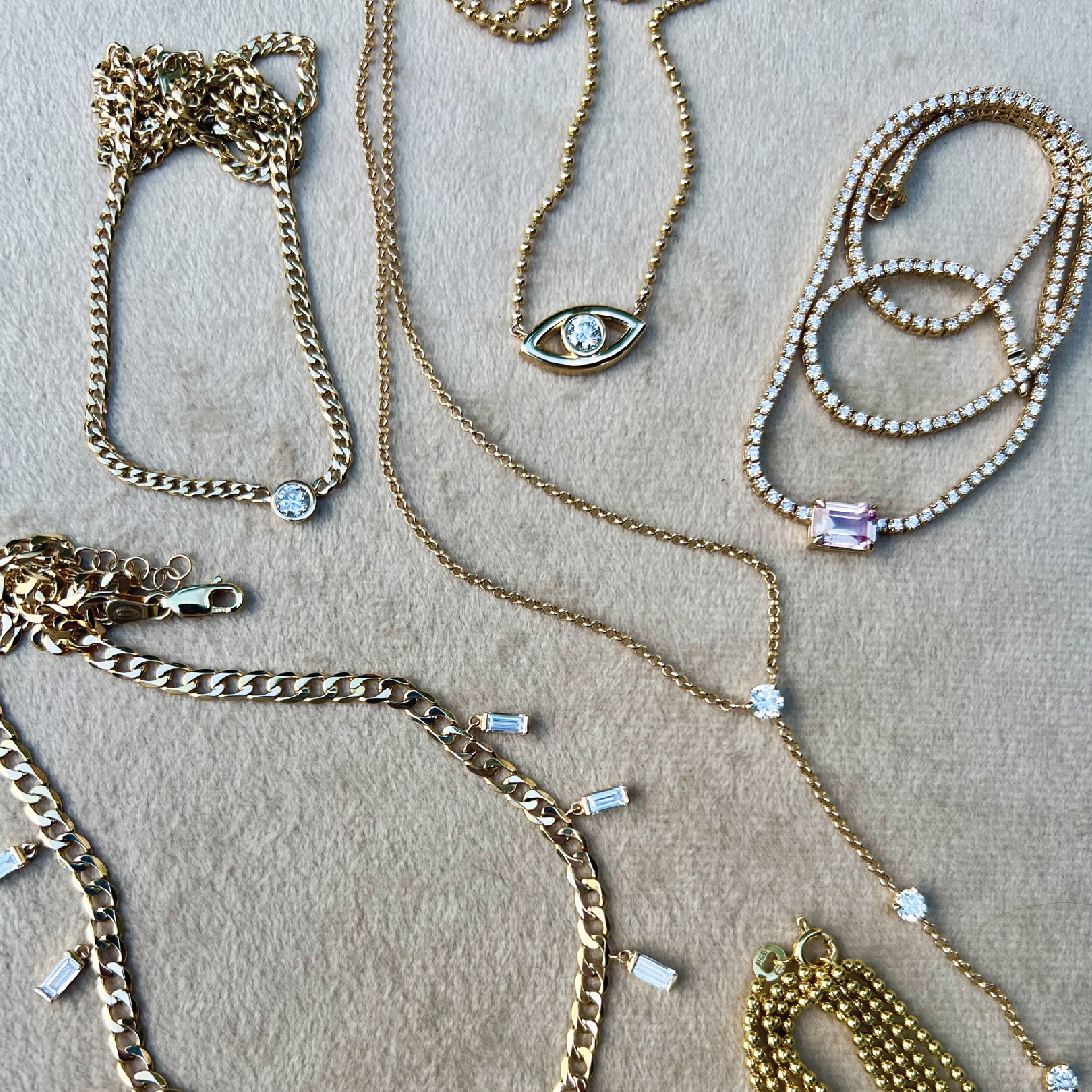 Diamond Lariat Necklace