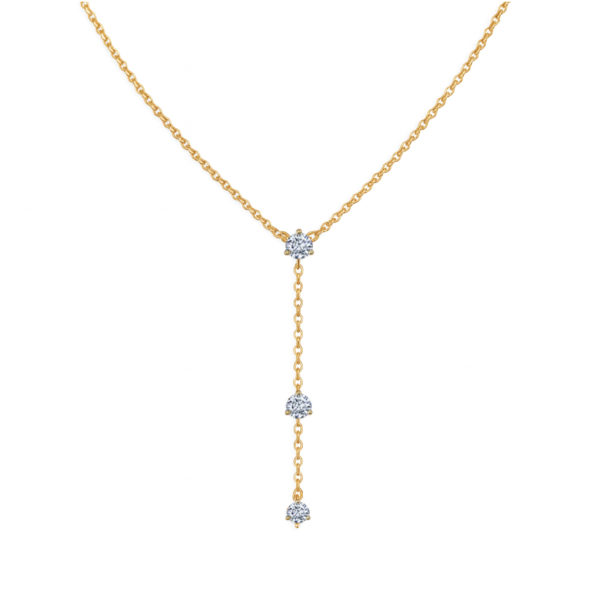 Diamond Lariat Necklace