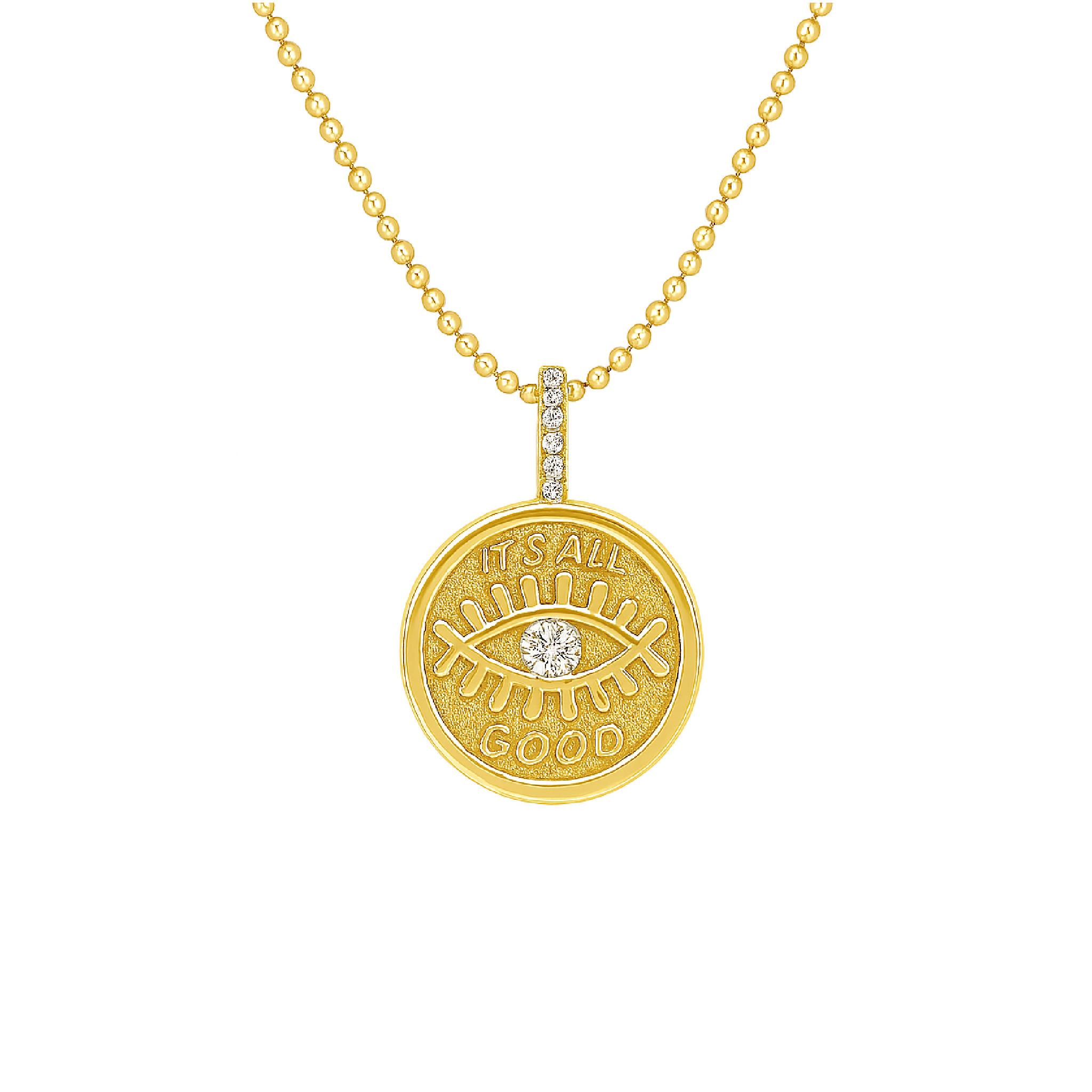 It's All Good Evil Eye Coin