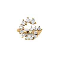 "G" Jumbo Diamond Letter Ring