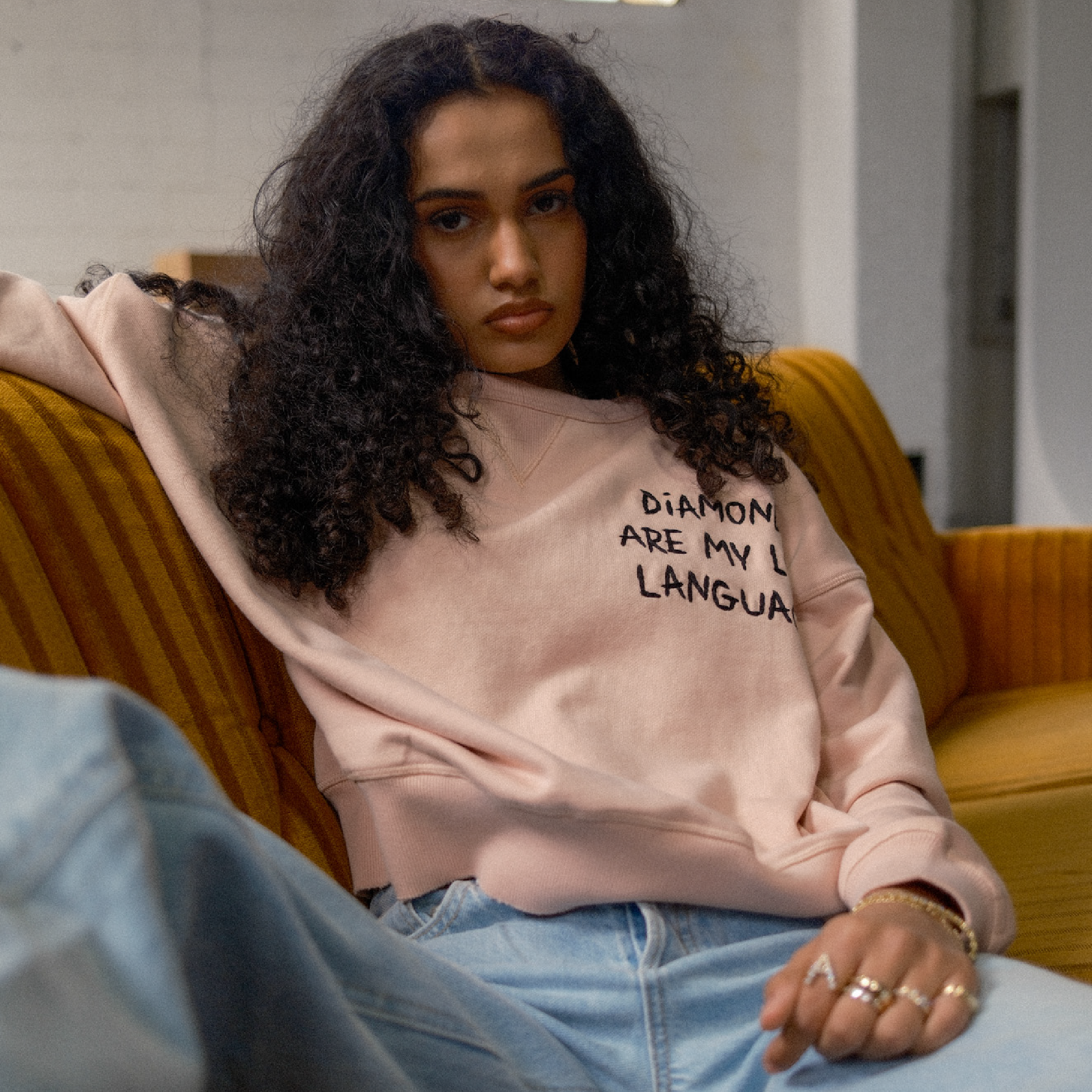 Diamonds Are My Love Language Sweatshirt