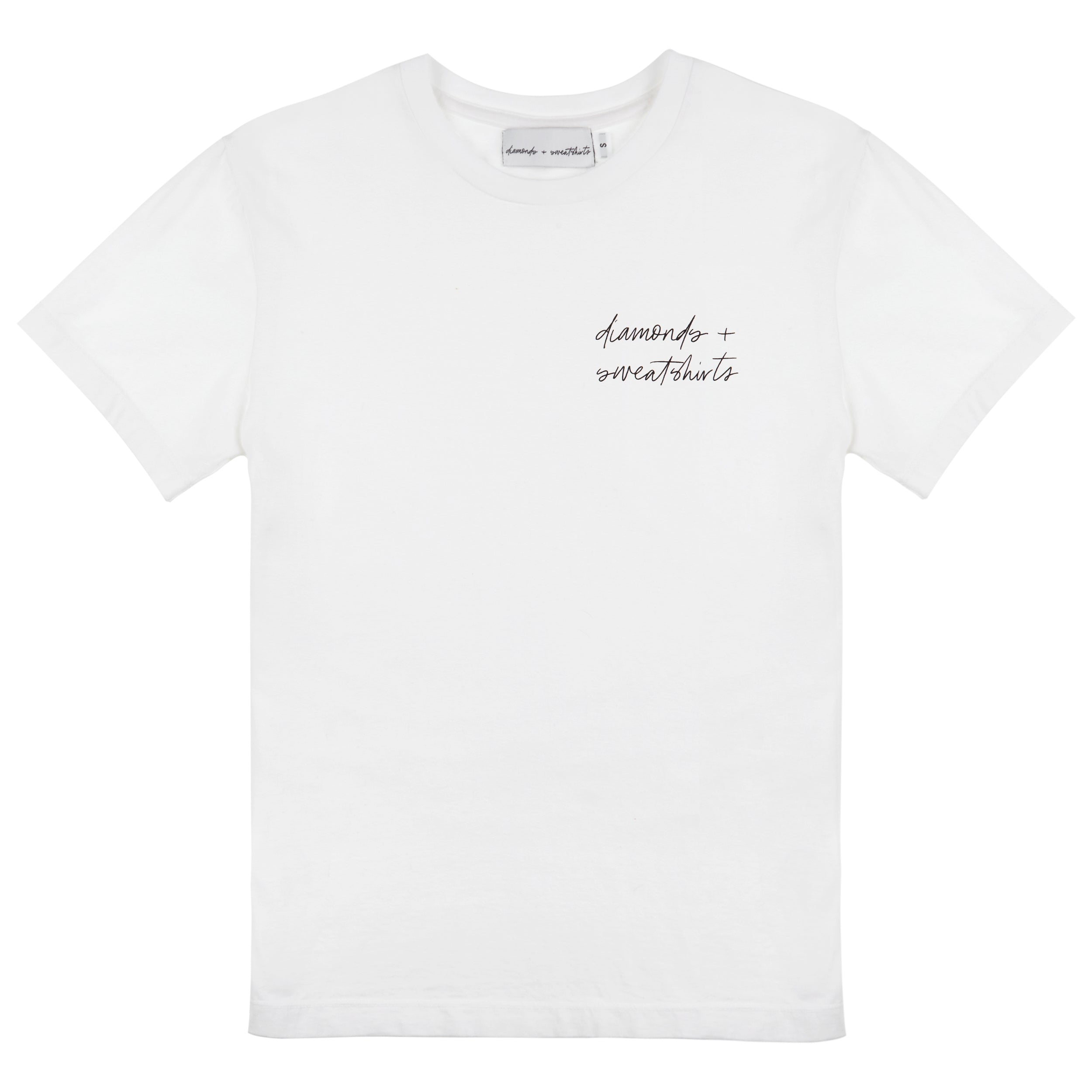 DIAMONDS + SWEATSHIRTS t-shirt