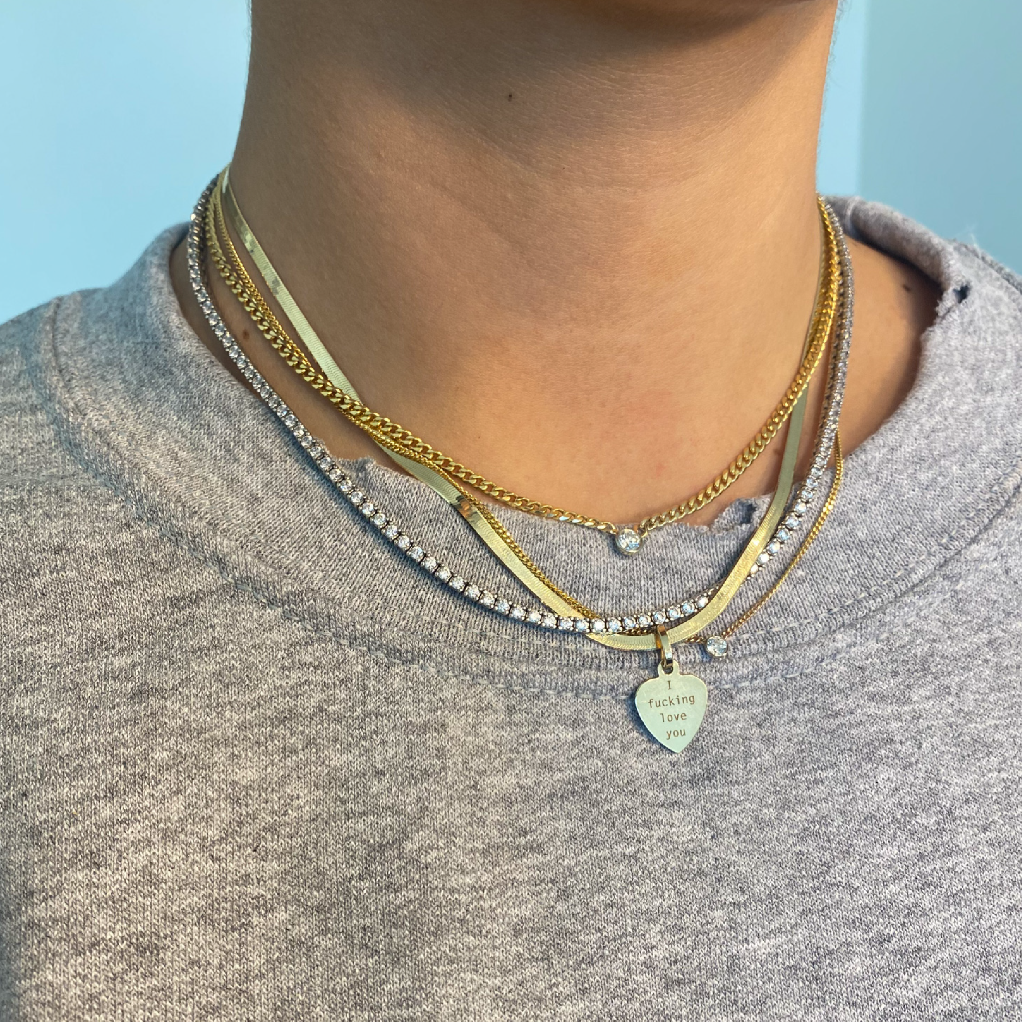 Heart Beats For You Heart Charm