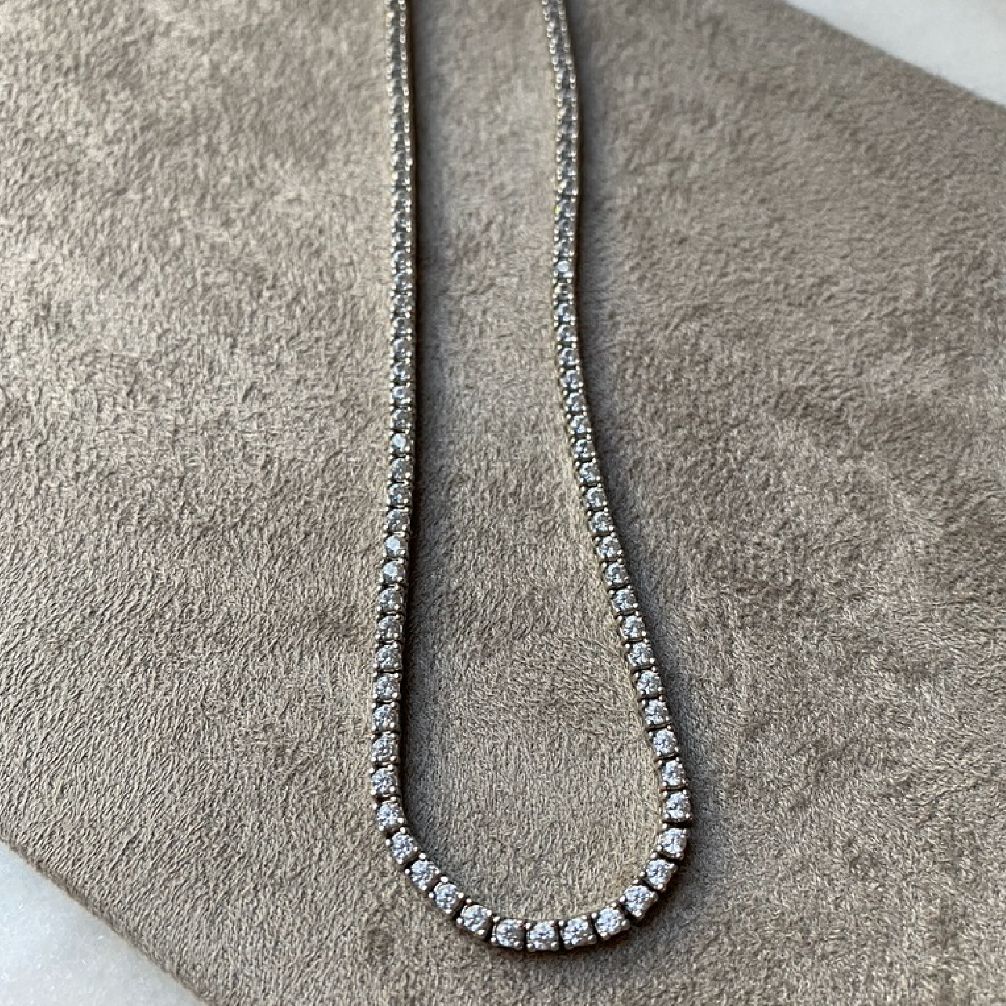 6.5ct Diamond Tennis Necklace