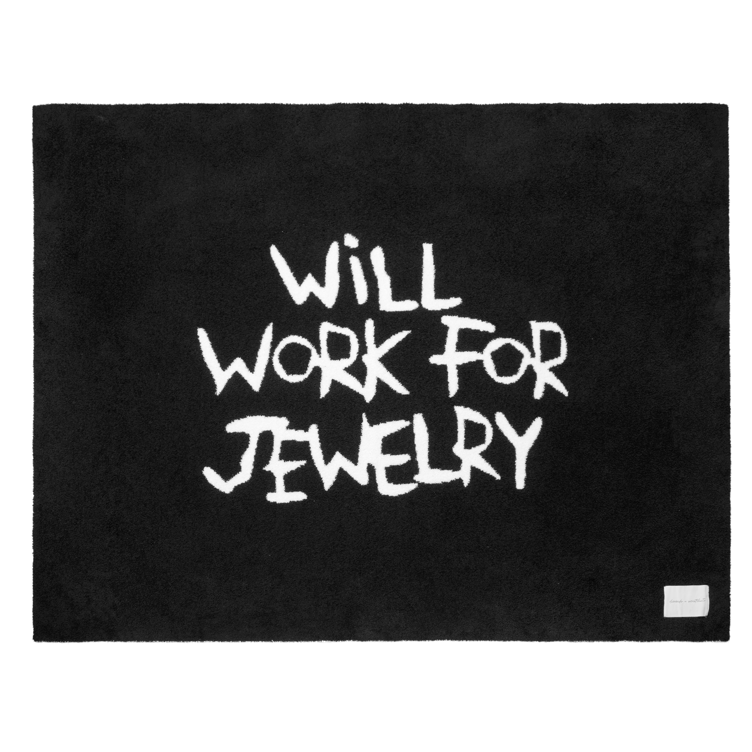 WILL WORK FOR JEWELRY THROW BLANKET