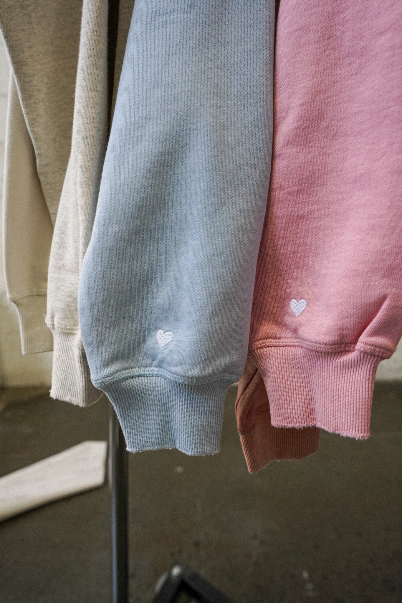 DS x Michele Blue Heart Sweatshirt