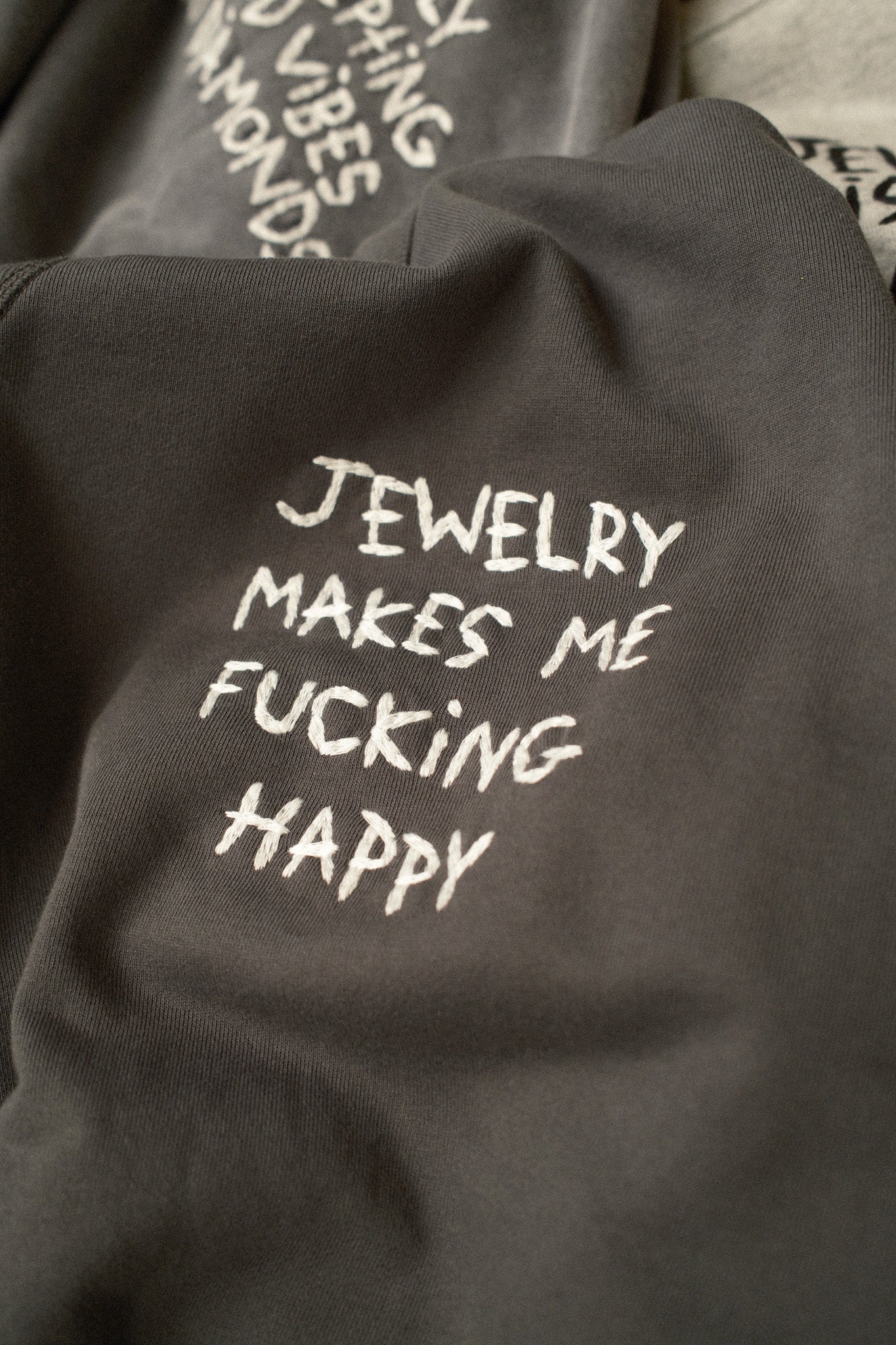 Jewelry Makes Me F*cking Happy Sweatshirt