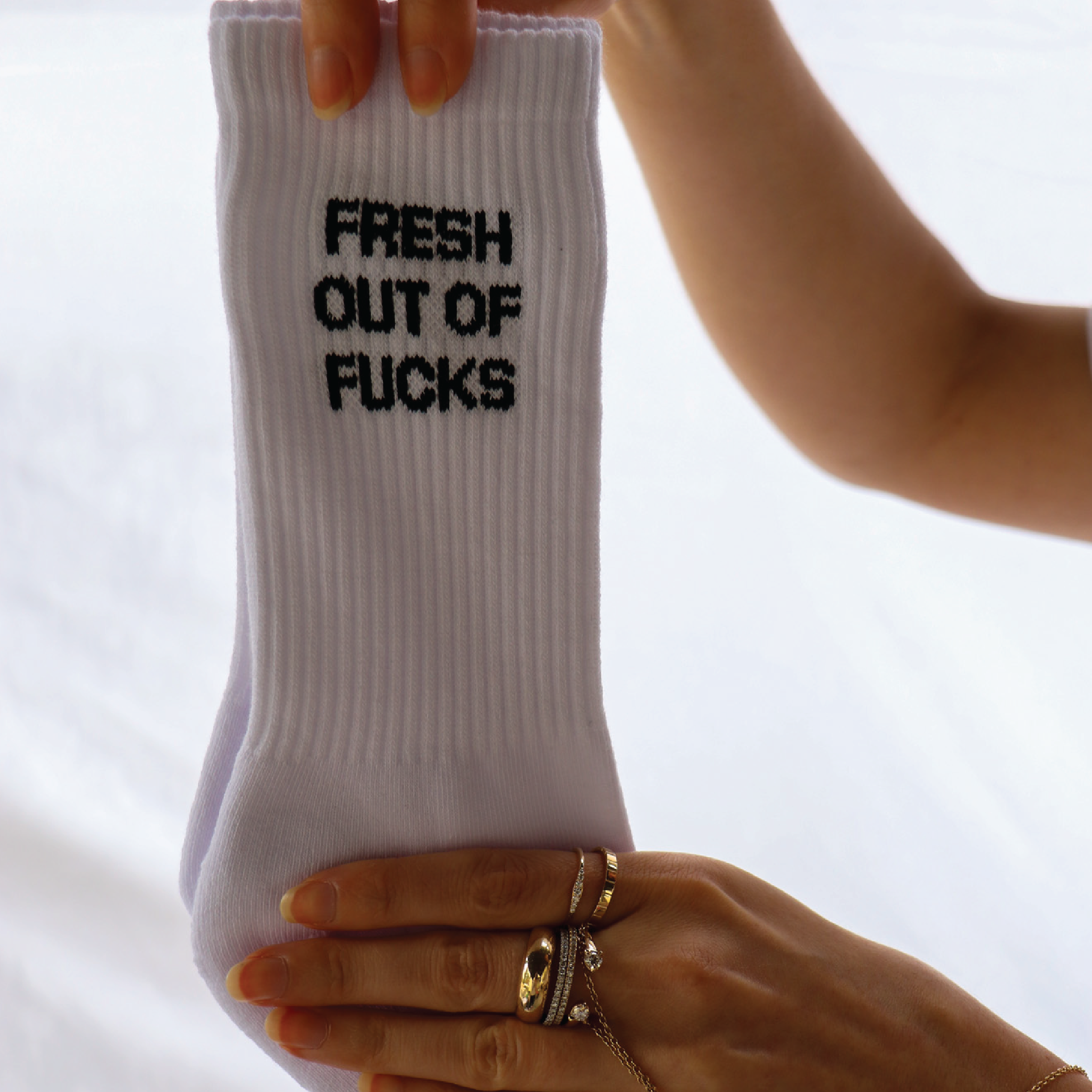 Fresh Out Of F*cks Socks