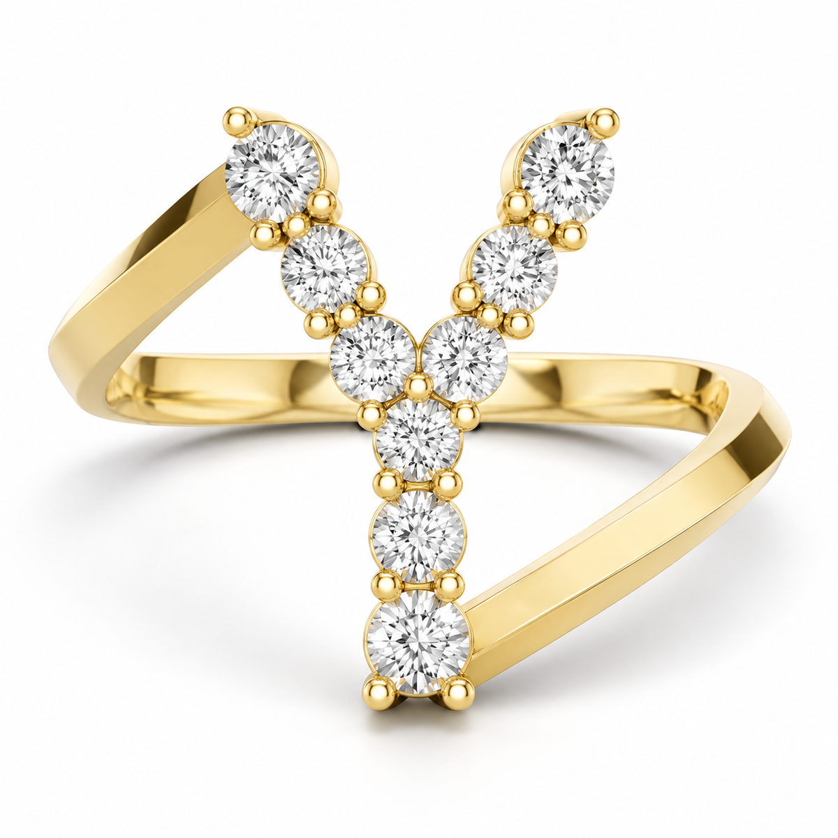 Jumbo Letter Ring - Y