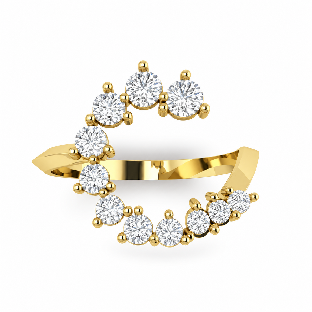 Jumbo Letter Ring - C