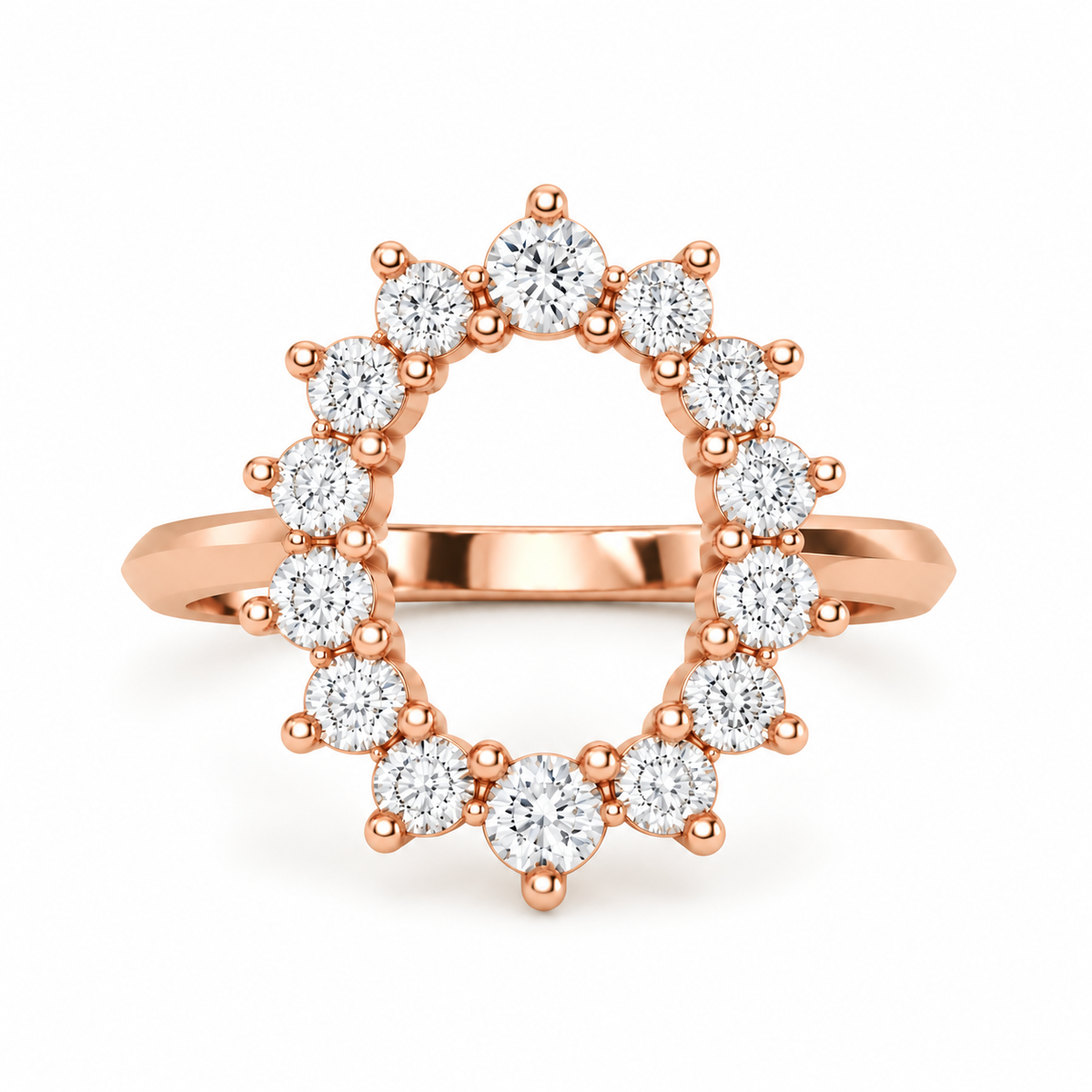 Jumbo Letter Ring - O