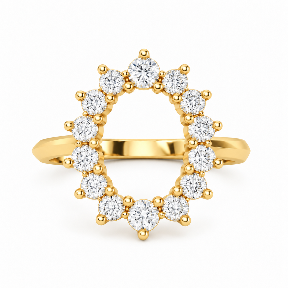 Jumbo Letter Ring - O