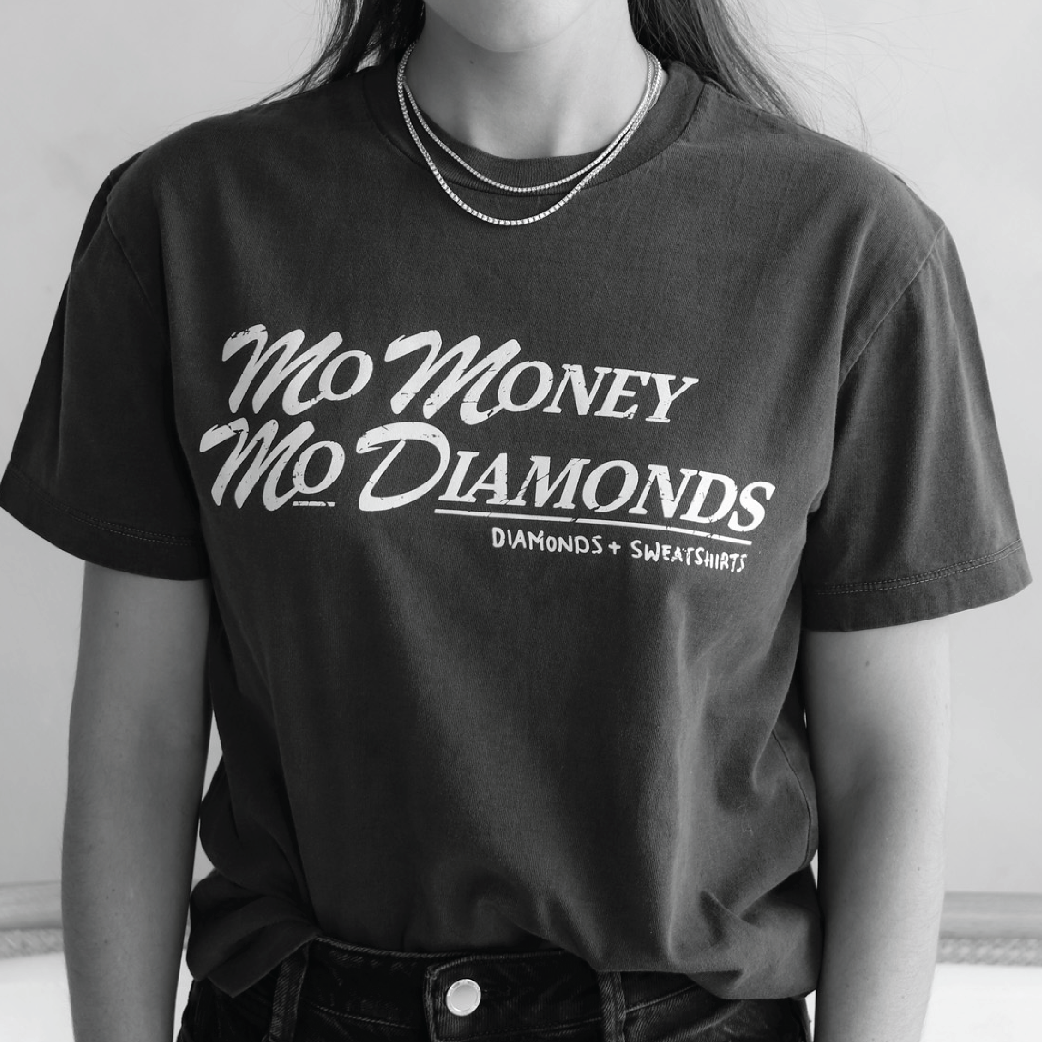 MO MONEY, MO DIAMONDS t-shirt