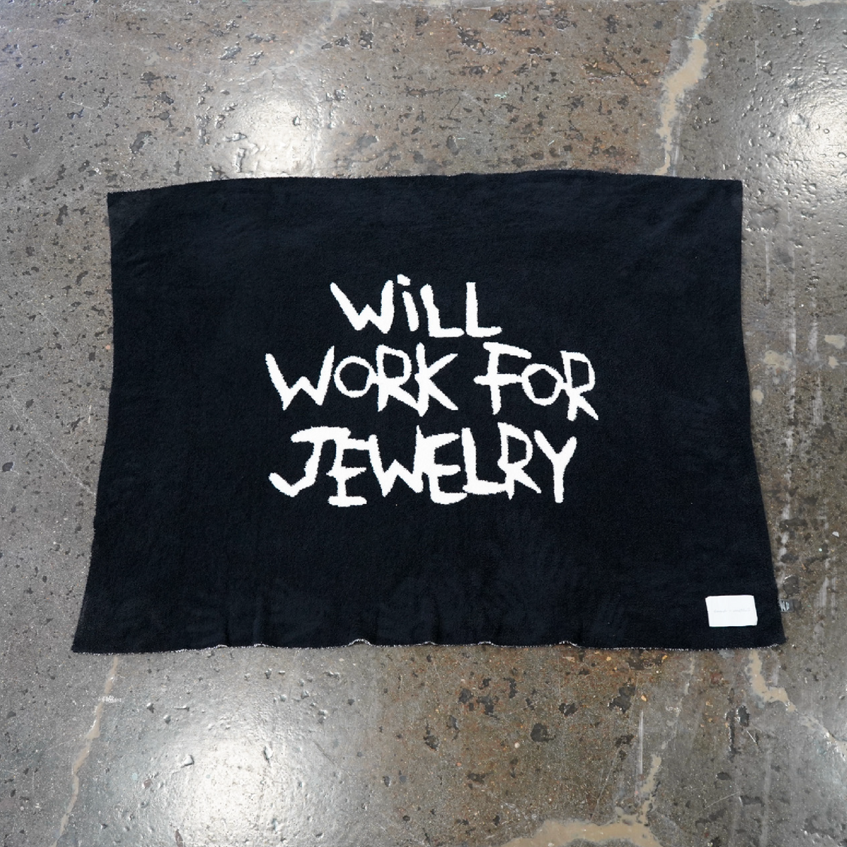 WILL WORK FOR JEWELRY THROW BLANKET