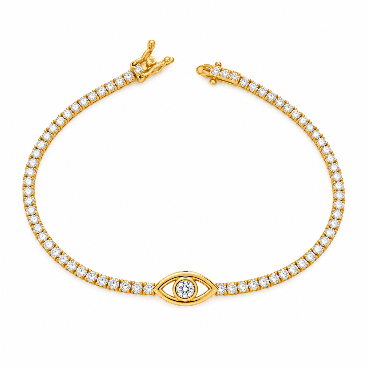 Evil Eye Tennis Bracelet