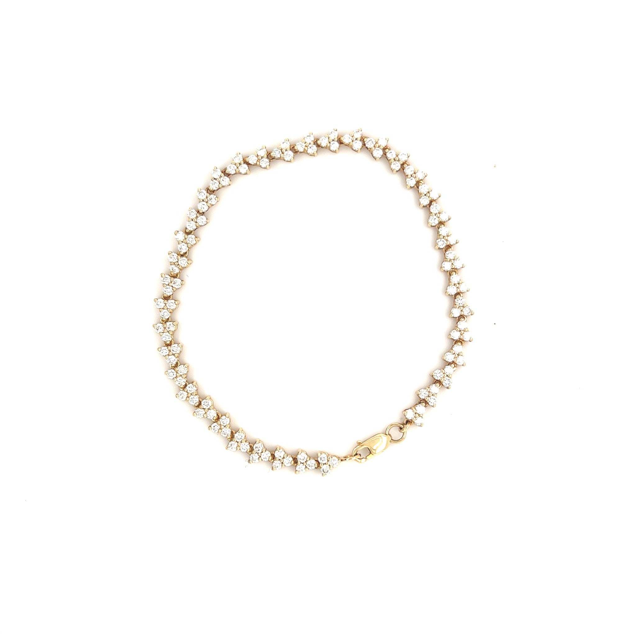 Diamond Trillium Bracelet