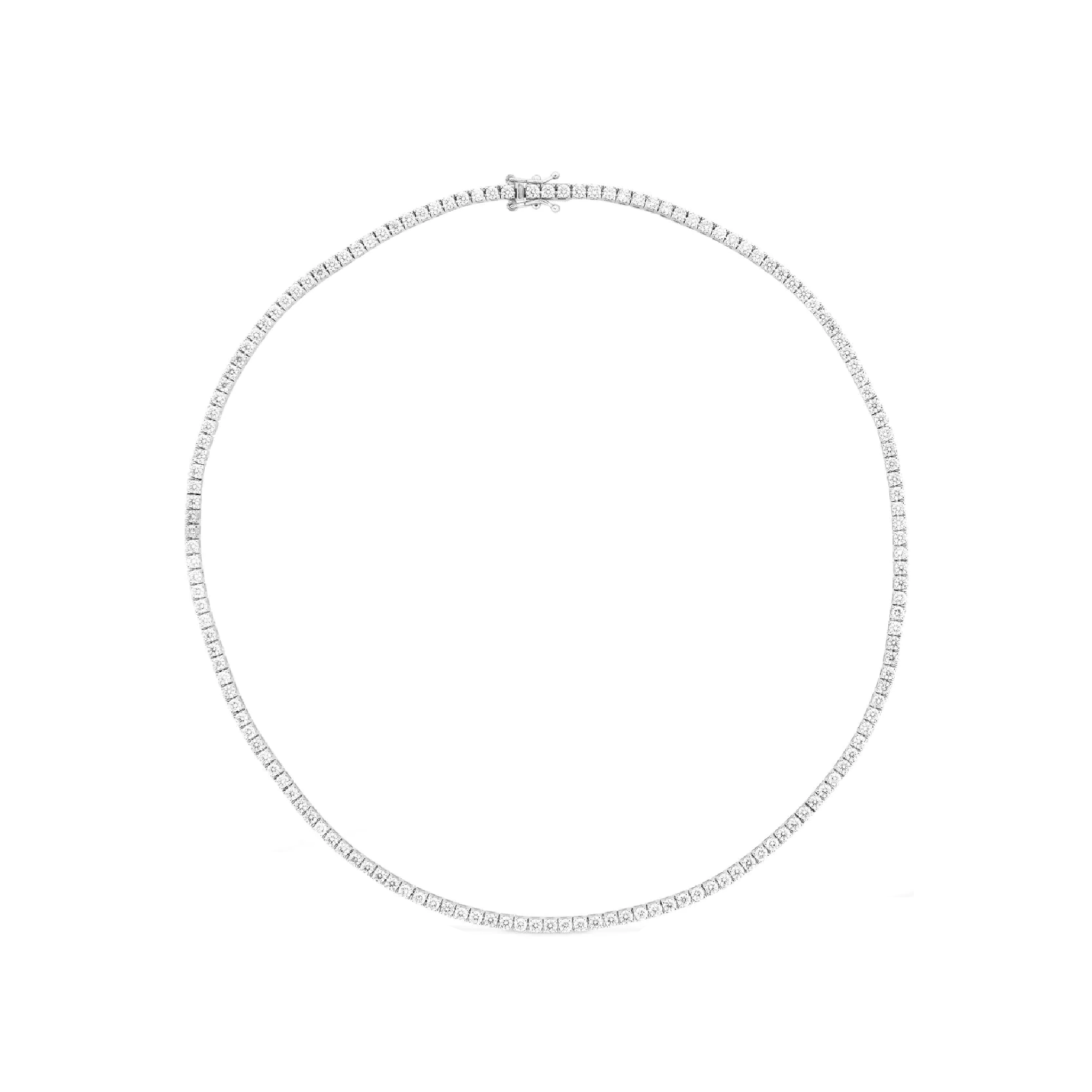 6.5ct Diamond Tennis Necklace