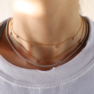 5.5ct Diamond Tennis Necklace