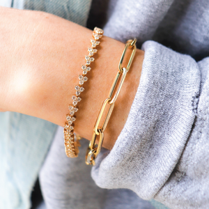 Diamond Trillium Bracelet