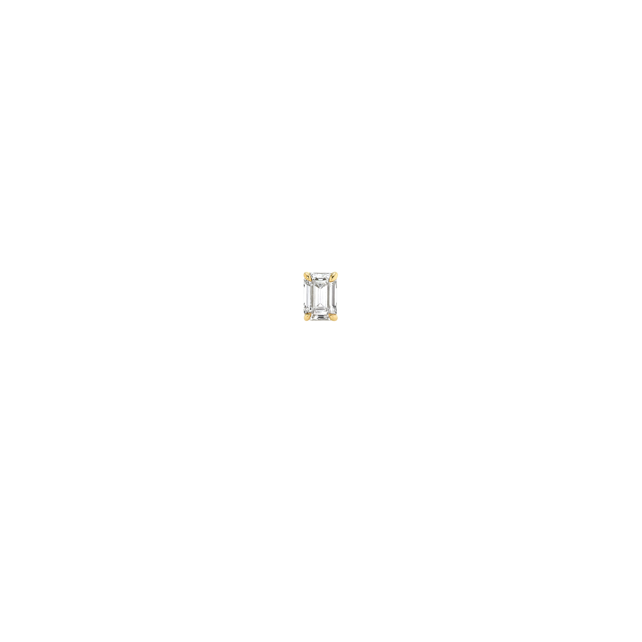 Emerald Mini Diamond Stud