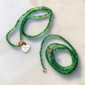 Emerald Strand Necklace