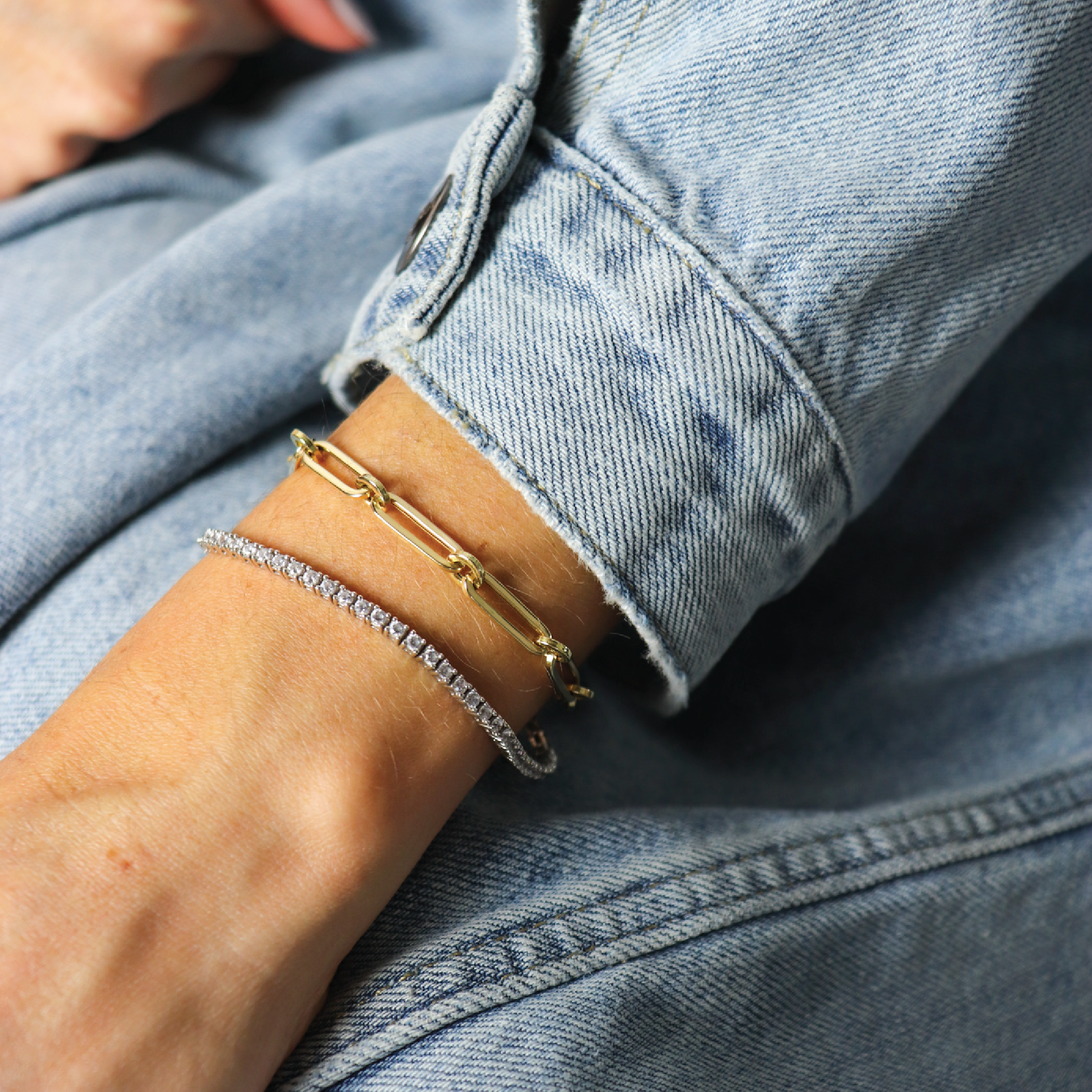 Paperclip Link Bracelet