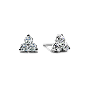 Diamond Trillium Studs